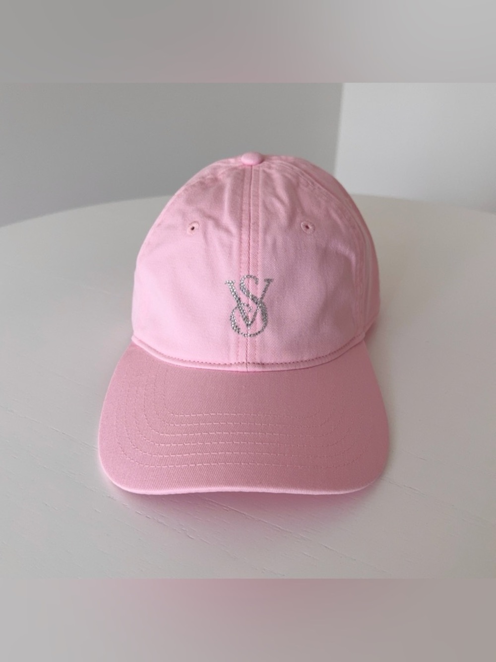 Victoria’s Secret Pink Baseball Cap with Rhinestone Monogram